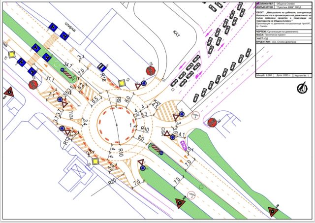 В Сливен предстои нова организация на движението пред КАТ