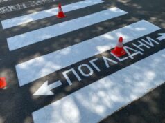 Община Сливен обновява маркировката на пешеходните пътеки преди началото на учебната година