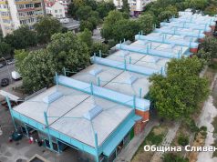 Приключи обновяването на покрива на Централния кооперативен пазар в Сливен